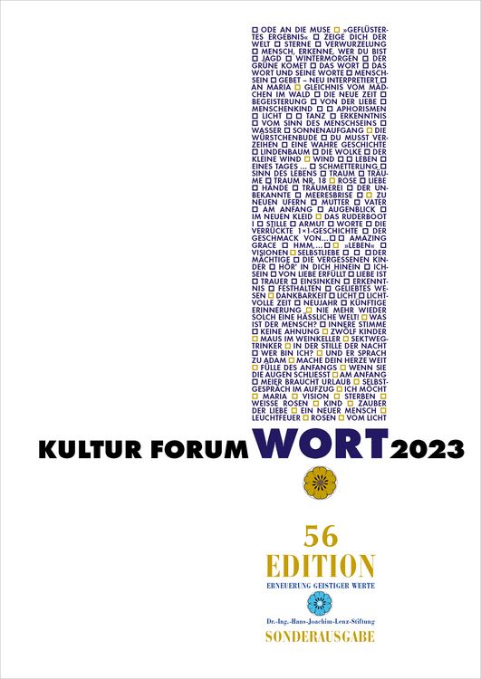 Produktbild: Kultur Forum Wort 2023 Sonderausgabe