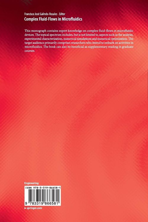 Produktbild: Complex Fluid-Flows in Microfluidics