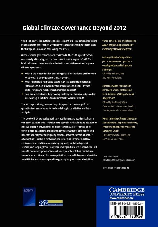 Produktbild: Global Climate Governance Beyond 2012