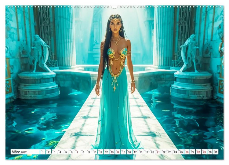 Produktbild: Atlantis &ndash; Glanz und Fall einer verlorenen Welt (Wandkalender 2027 DIN A2 quer), CALVENDO Monatskalender