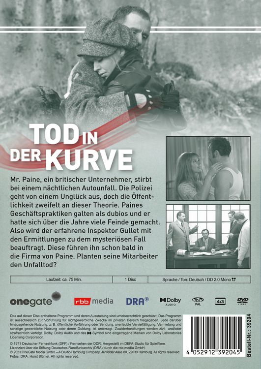 Produktbild: Tod in der Kurve (DDR TV-Archiv)