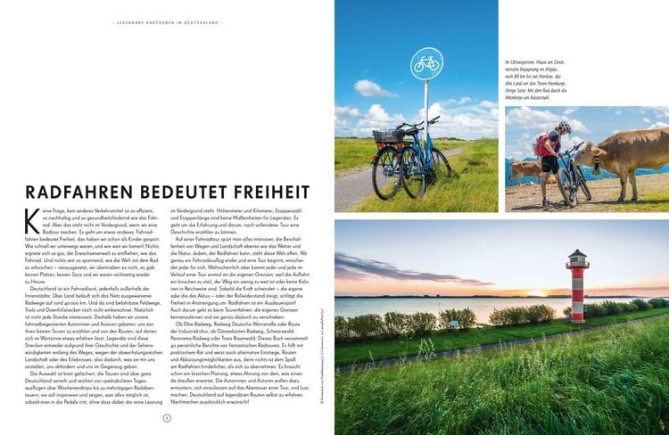 Produktbild: LONELY PLANET Bildband Legend&auml;re Radtouren in Deutschland