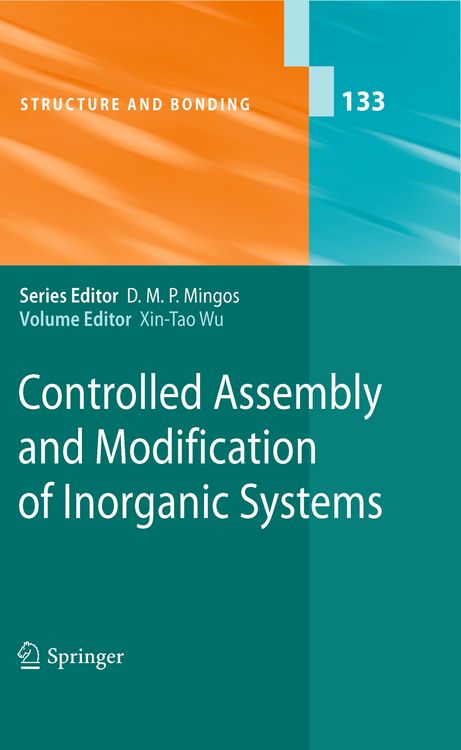 Produktbild: Controlled Assembly and Modification of Inorganic Systems