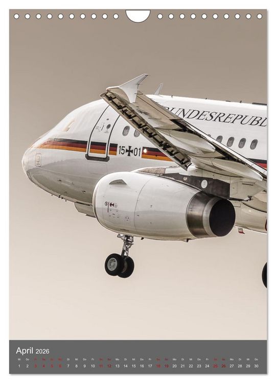 Produktbild: Flugzeuge aus aller Welt (Wandkalender 2026 DIN A4 hoch), CALVENDO Monatskalender