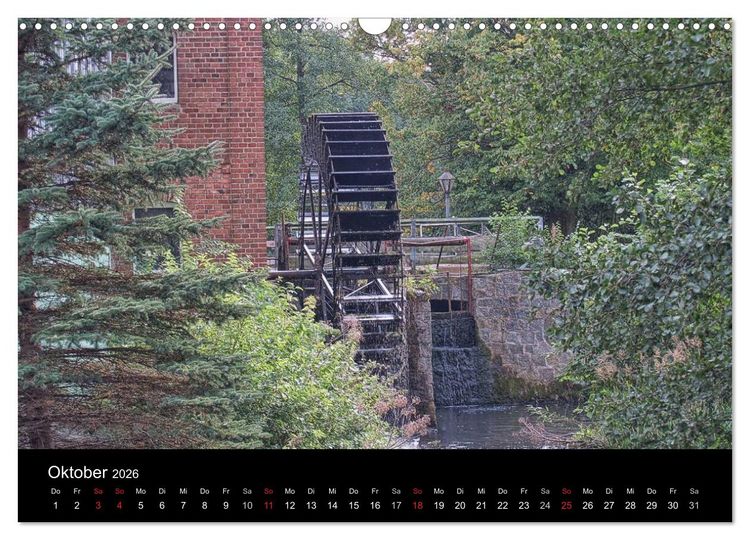 Produktbild: Wasserm&uuml;hlen an der Dahme (Wandkalender 2026 DIN A3 quer), CALVENDO Monatskalender
