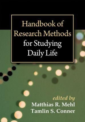 Produktbild: Handbook of Research Methods for Studying Daily Life