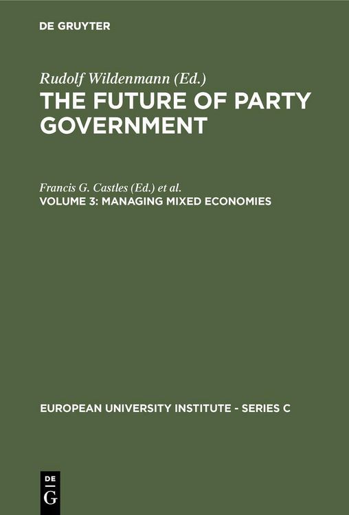 Produktbild: Managing Mixed Economies