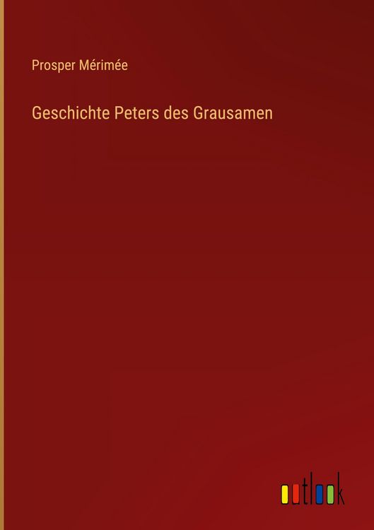 Produktbild: Geschichte Peters des Grausamen
