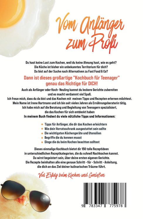 Produktbild: Das gro&szlig;e Kochbuch f&uuml;r Teenager! 150 leckere und schmackhafte Rezepte f&uuml;r junge K&ouml;che!