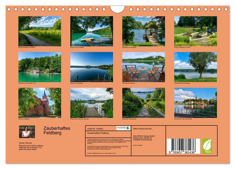 Produktbild: Zauberhaftes Feldberg (Wandkalender 2026 DIN A4 quer), CALVENDO Monatskalender