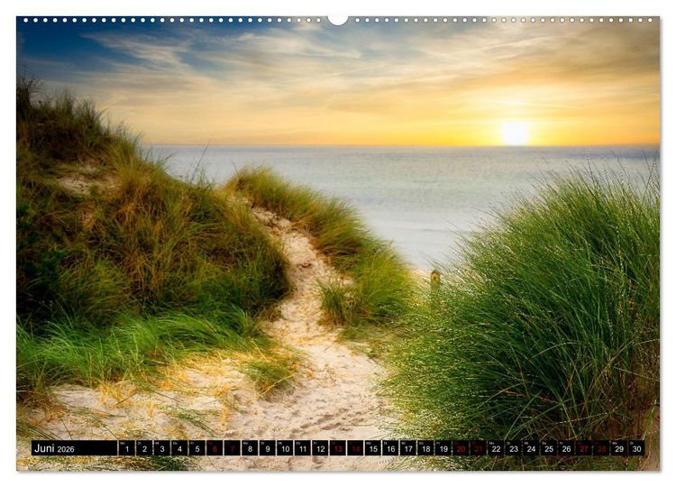 Produktbild: Fischland - Dar&szlig;- Zingst (Wandkalender 2026 DIN A2 quer), CALVENDO Monatskalender