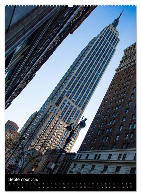 Produktbild: New York - Blickwinkel (Wandkalender 2026 DIN A2 hoch), CALVENDO Monatskalender