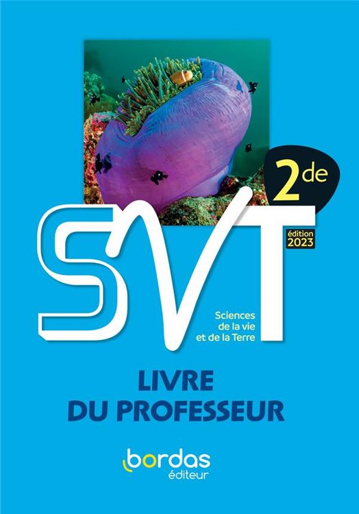 Produktbild: SVT seconde 2023; Livre du professeur