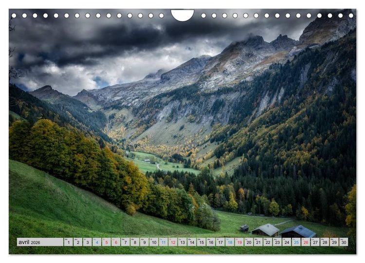 Produktbild: Un automne en Haute-Savoie (Calendrier mural 2026 DIN A4 vertical), CALVENDO calendrier mensuel