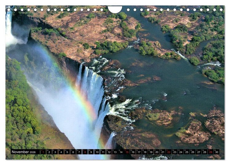 Produktbild: S&uuml;dliches Afrika - Vom Kap bis zu den Victoria F&auml;llen (Wandkalender 2026 DIN A4 quer), CALVENDO Monatskalender