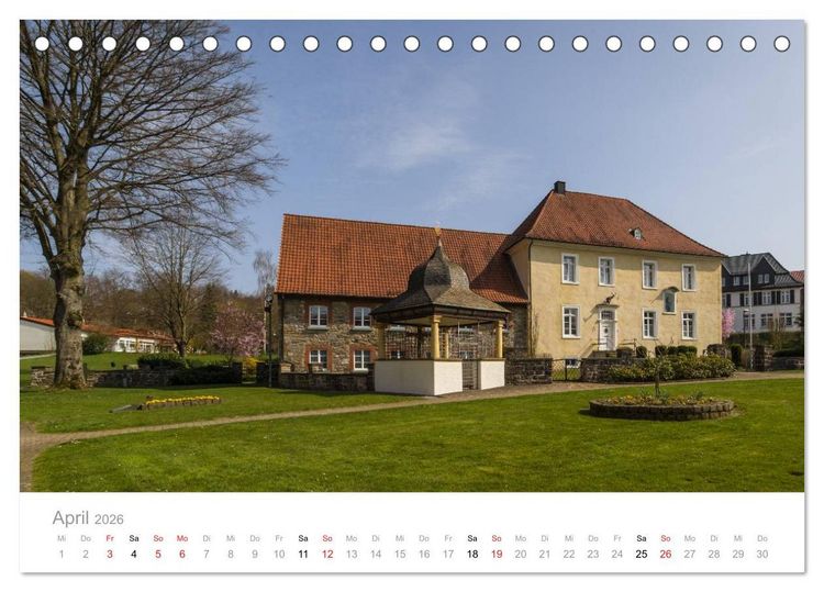 Produktbild: M&auml;rkisches Sauerland (Tischkalender 2026 DIN A5 quer), CALVENDO Monatskalender