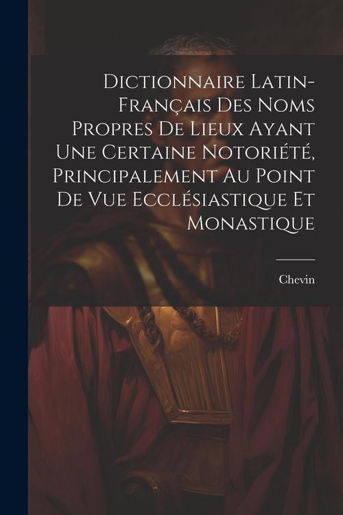 Produktbild: Dictionnaire Latin-Fran&ccedil;ais Des Noms Propres De Lieux Ayant Une Certaine Notori&eacute;t&eacute;, Principalement Au Point De Vue Eccl&eacute;siastique Et Monastique