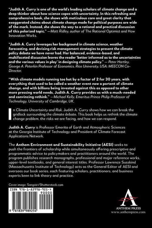 Produktbild: Climate Uncertainty and Risk