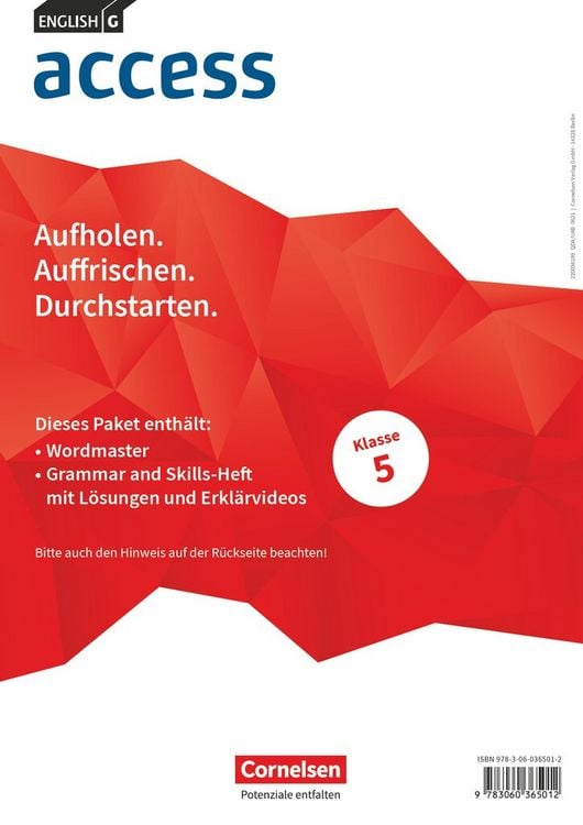 Produktbild: Access - Allgemeine Ausgabe 2014 - Band 1: 5. Schuljahr