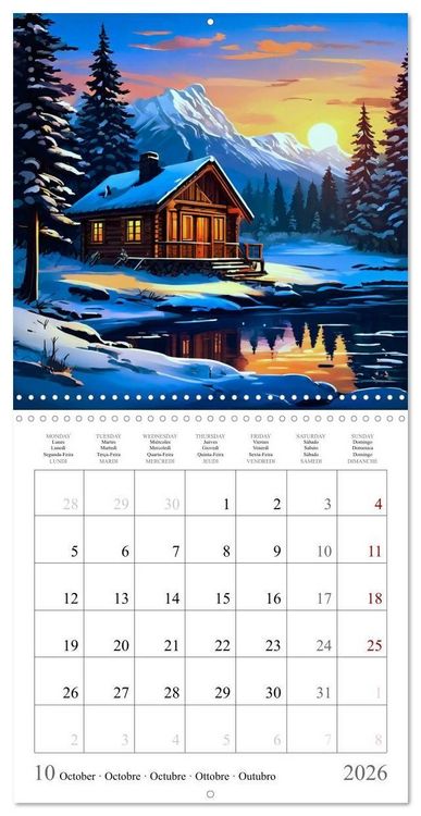 Produktbild: Bilkova, H: Magic Forest - Vacation (Wall Calendar 2026 12 &times;
