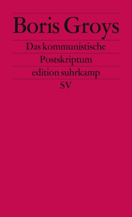 Produktbild: Das kommunistische Postskriptum