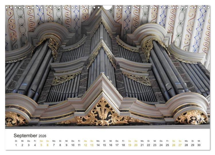 Produktbild: Fantastische Welt der Orgeln (Wandkalender 2026 DIN A3 quer), CALVENDO Monatskalender