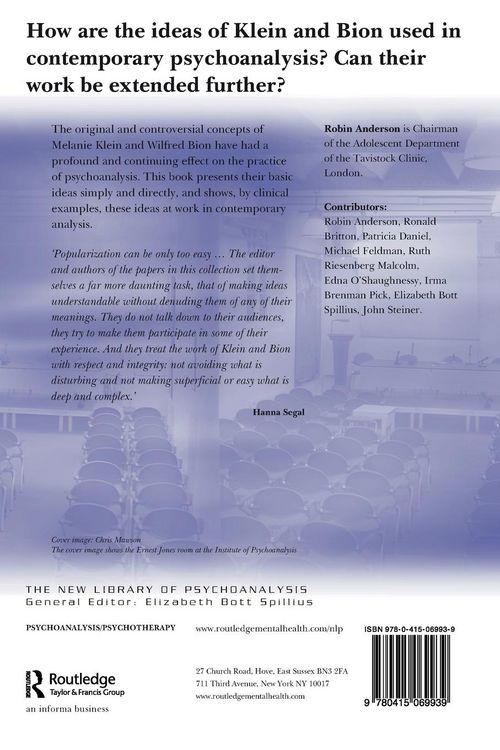 Produktbild: Clinical Lectures on Klein and Bion