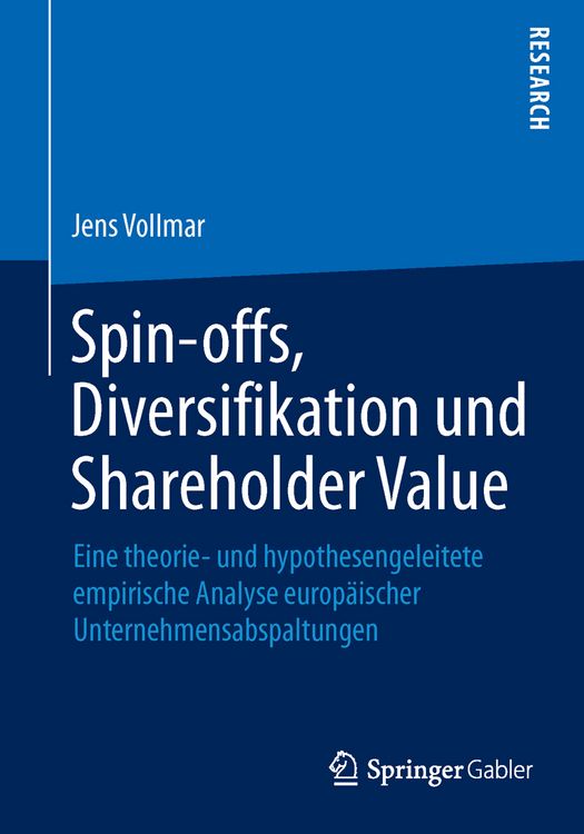 Produktbild: Spin-offs, Diversifikation und Shareholder Value