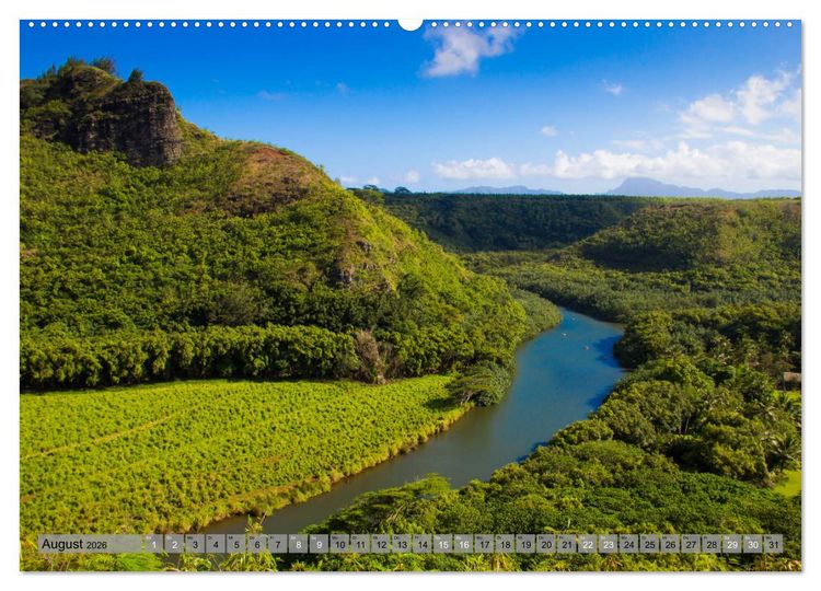 Produktbild: Kauai - Einmal Paradies und zur&uuml;ck (Wandkalender 2026 DIN A2 quer), CALVENDO Monatskalender