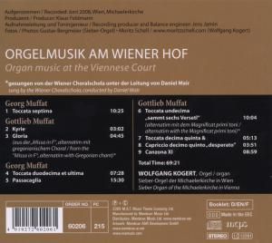 Produktbild: Kogert: Musik am Wiener Hof