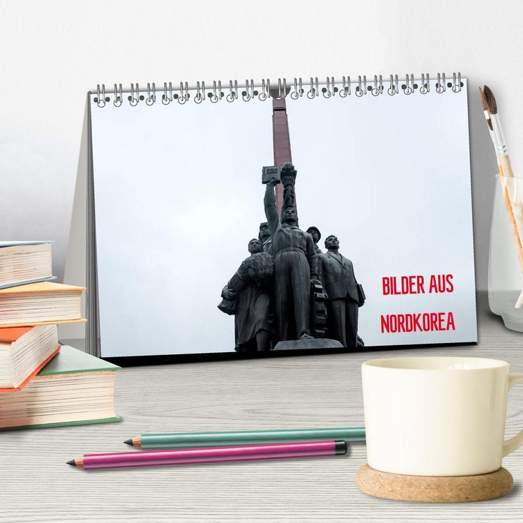 Produktbild: BILDER AUS NORDKOREA (Tischkalender 2026 DIN A5 quer), CALVENDO Monatskalender