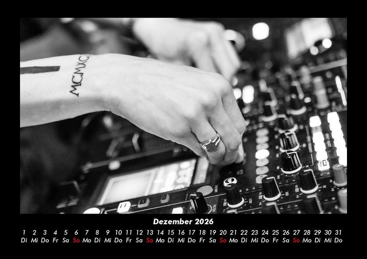Produktbild: Musik 2026 Fotokalender DIN A3