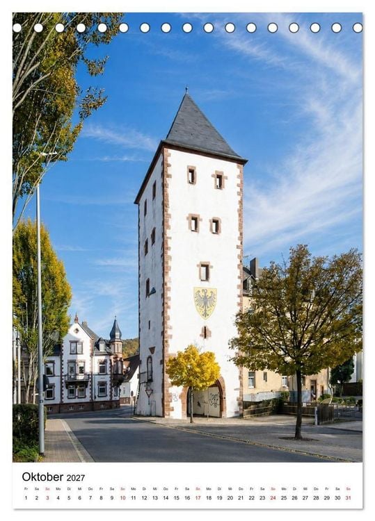 Produktbild: Gelnhausen Stadt vertikal (Tischkalender 2027 DIN A5 hoch), CALVENDO Monatskalender