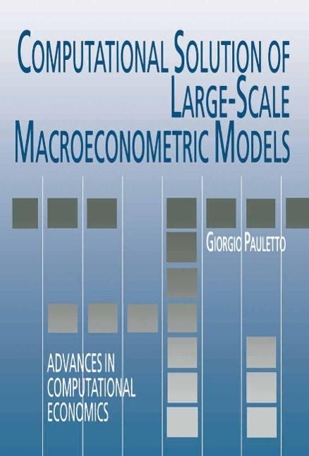 Produktbild: Computational Solution of Large-Scale Macroeconometric Models