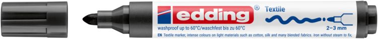 Produktbild: EDDING&reg; Textil Marker 4500, schwarz