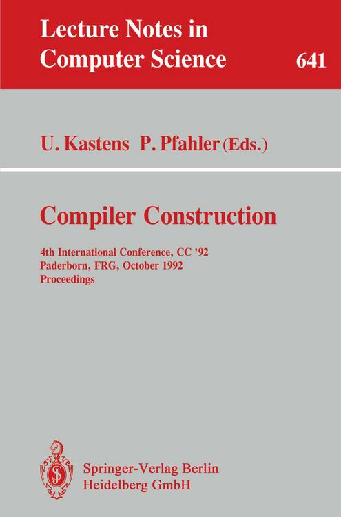Produktbild: Compiler Construction