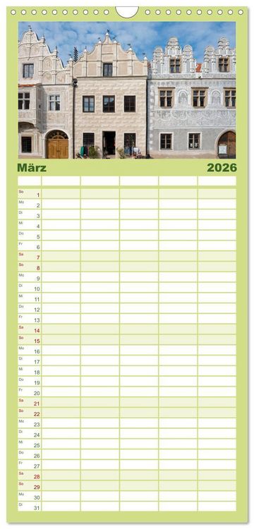 Produktbild: Familienplaner 2026 - Tschechien - Eine Reise durch ein wundersch&ouml;nes Land mit 5 Spalten (Wandkalender, 21 x 45 cm) CALVENDO