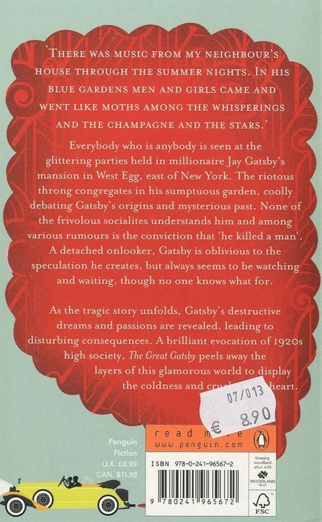 Produktbild: The Great Gatsby