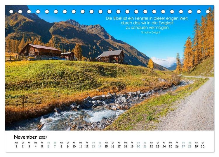 Produktbild: Christliche Bildpoesie 2027 (Tischkalender 2027 DIN A5 quer), CALVENDO Monatskalender