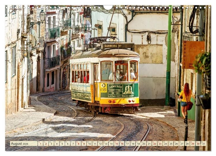Produktbild: Von Porto bis an die Algarve (Wandkalender 2026 DIN A3 quer), CALVENDO Monatskalender