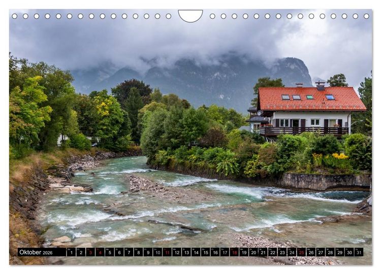 Produktbild: Traumlandschaft Werdenfelser Land - Teil I (Wandkalender 2026 DIN A4 quer), CALVENDO Monatskalender