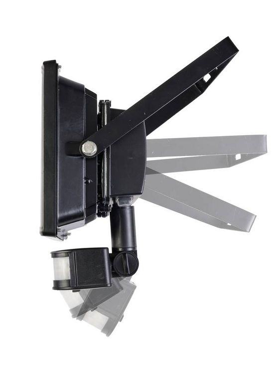 Produktbild: Sygonix SY-5461112 Solar-Spot mit Bewegungsmelder 50W Leuchtfarben: Neutralwei&szlig;