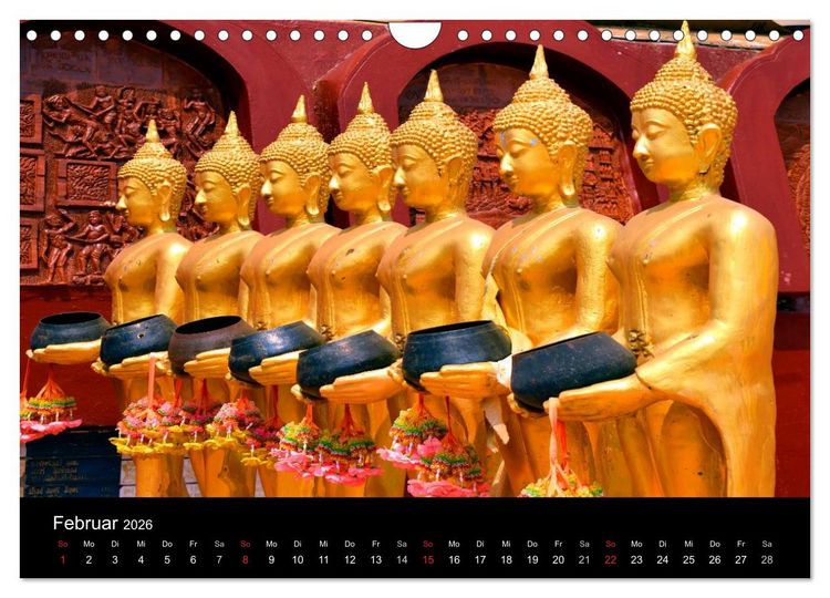 Produktbild: Sch&ouml;nes Thailand (Wandkalender 2026 DIN A4 quer), CALVENDO Monatskalender