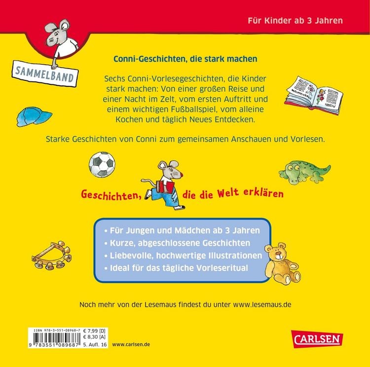 Produktbild: LESEMAUS Sonderb&auml;nde: Conni-Geschichten, die stark machen