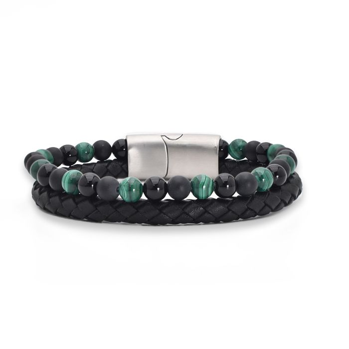Produktbild: "Green Mamba" Fashion Bead Armband, J966-04