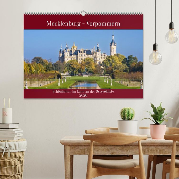 Produktbild: Mecklenburg &ndash; Vorpommern, Sch&ouml;nheiten im Land der Ostseek&uuml;ste (Wandkalender 2026 DIN A2 quer), CALVENDO Monatskalender