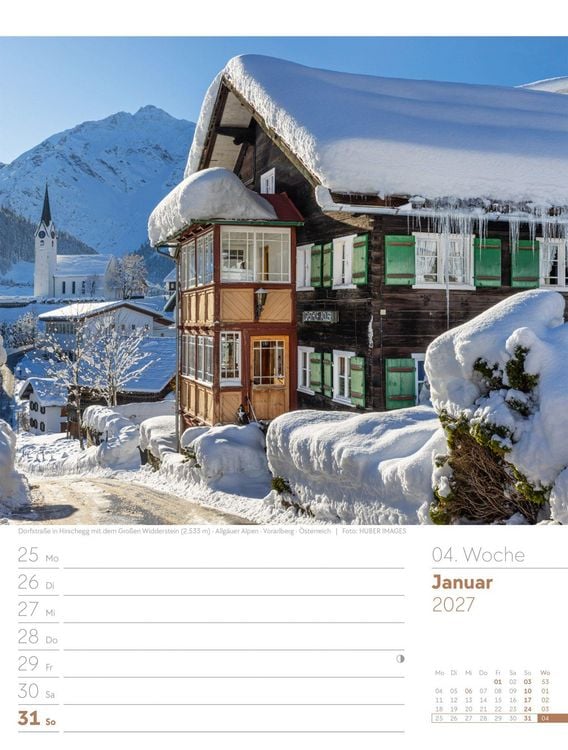 Produktbild: Faszination Alpenwelt Wochenplaner Kalender 2027