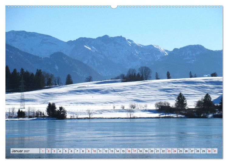 Produktbild: Erholung am See - Die sch&ouml;nsten Seen in Deutschland (hochwertiger Premium Wandkalender 2027 DIN A2 quer), Kunstdruck in Hochglanz