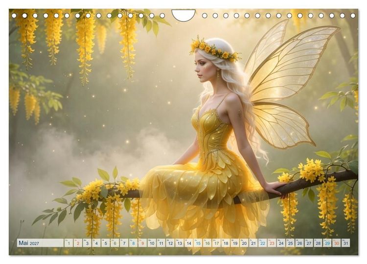 Produktbild: Das Jahr der Zauberwesen (Wandkalender 2027 DIN A4 quer), CALVENDO Monatskalender