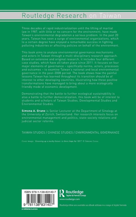 Produktbild: Environmental Governance in Taiwan